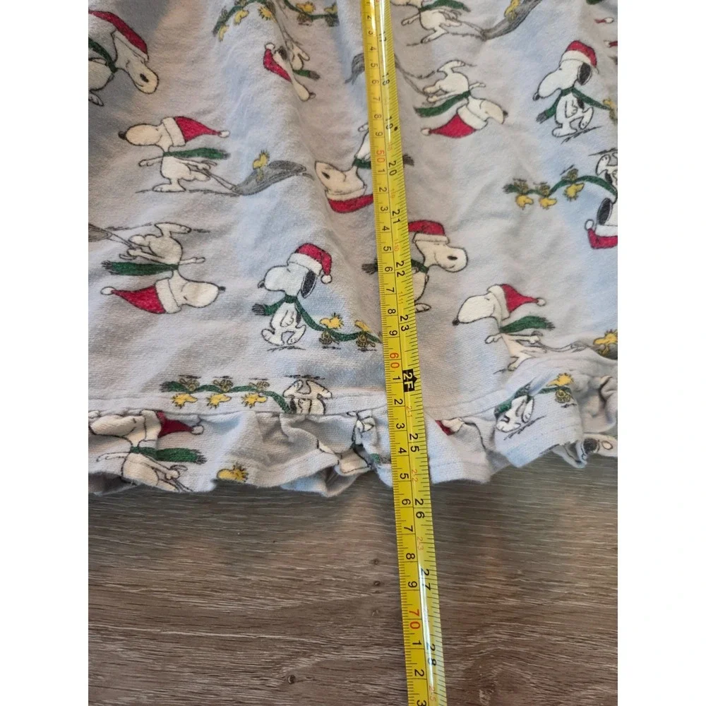 Hanna Andersson Peanuts Snoopy Flannel Nightgown Dress Girls 120 US 6-7